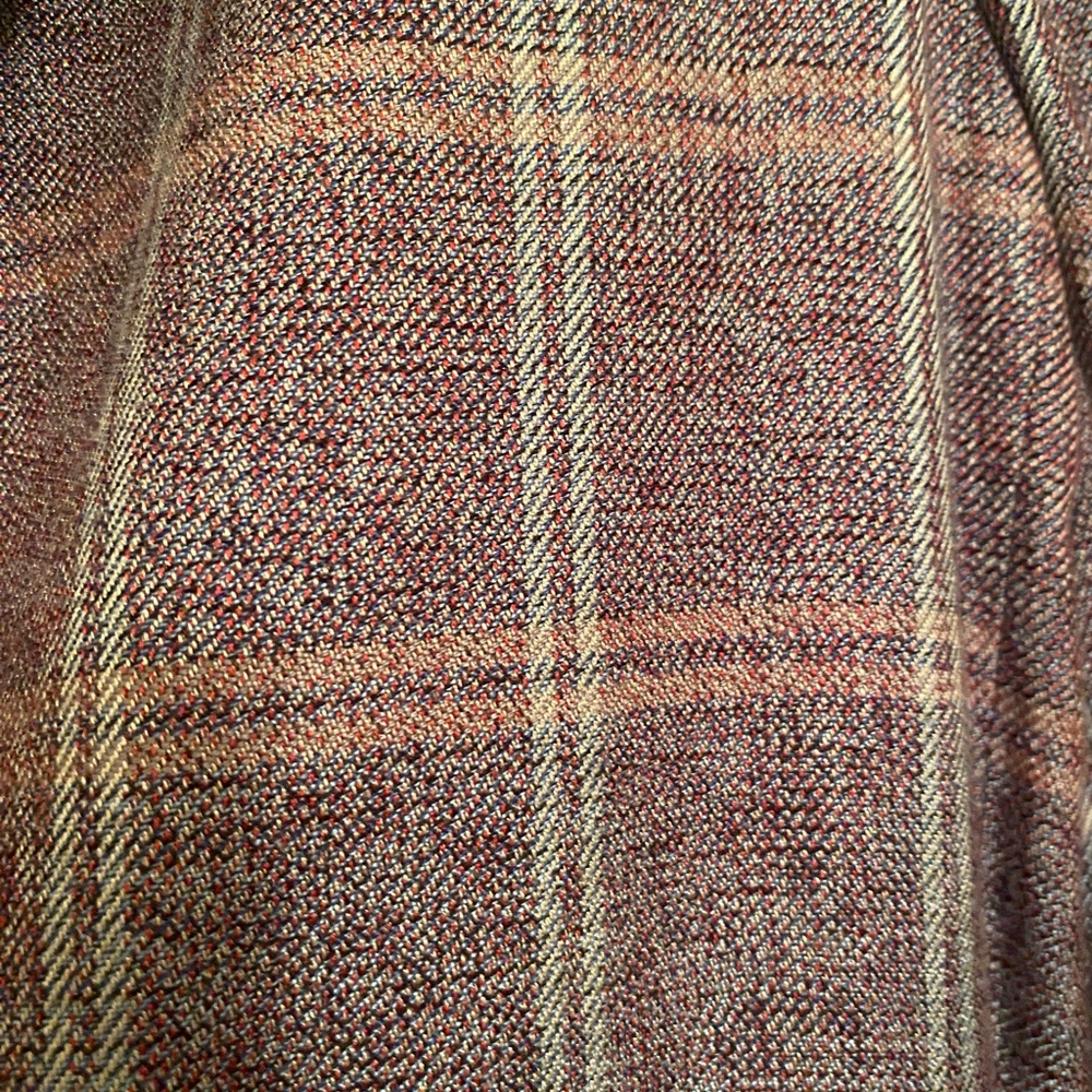 Zara Pink Plaid Double-Breasted Blazer - Picture 4 of 12